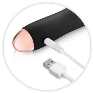 Grossiste sextoys dropshipping : vibromasseur noir USB tête striée Grossiste sextoys dropshipping : vibromasseur noir USB tête striée