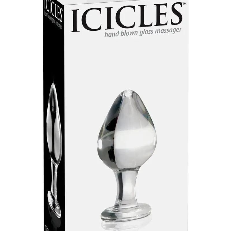 Plug Anal en Verre Icicles N°25 | Élégance et Sensations Intenses Plug Anal en Verre Icicles N°25 | Élégance et Sensations Intenses