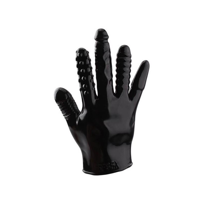 Gant anal Quintuple 5 textures et Vibration Gant anal Quintuple 5 textures et Vibration