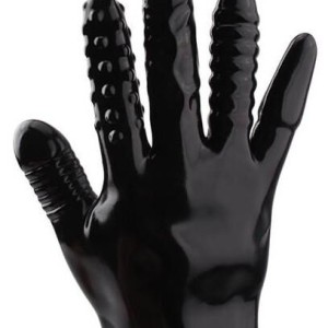 Gant anal Quintuple 5 textures et Vibration Gant anal Quintuple 5 textures et Vibration