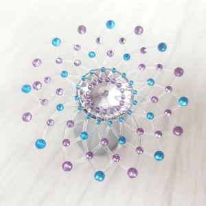 Caches tétons strass bleu et violet - BeLily Accessories Caches tétons strass bleu et violet - BeLily Accessories