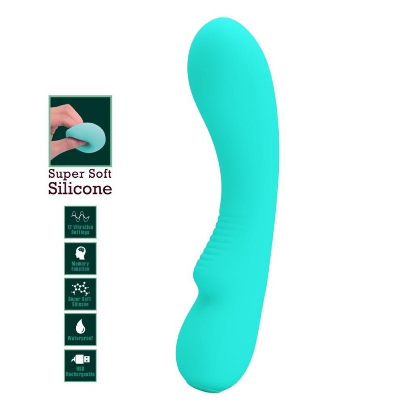Stimulateur Prostatique Vibrant Matt 15 x 4cm Turquoise Stimulateur Prostatique Vibrant Matt 15 x 4cm Turquoise
