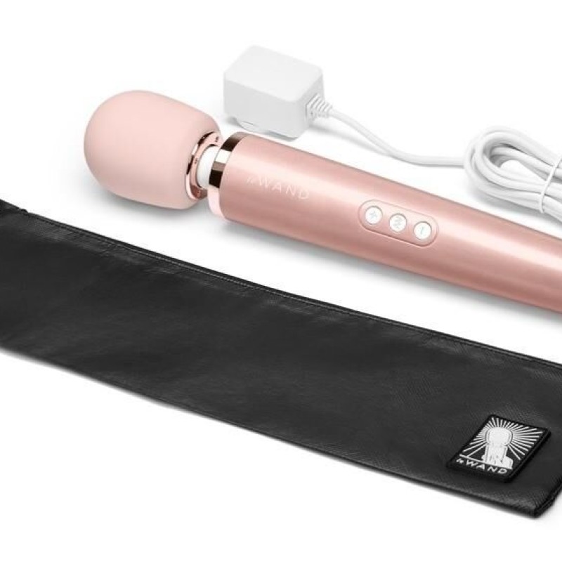 Wand Powerful Plug-In 34cm - Tête 62mm Rose Gold Wand Powerful Plug-In 34cm - Tête 62mm Rose Gold