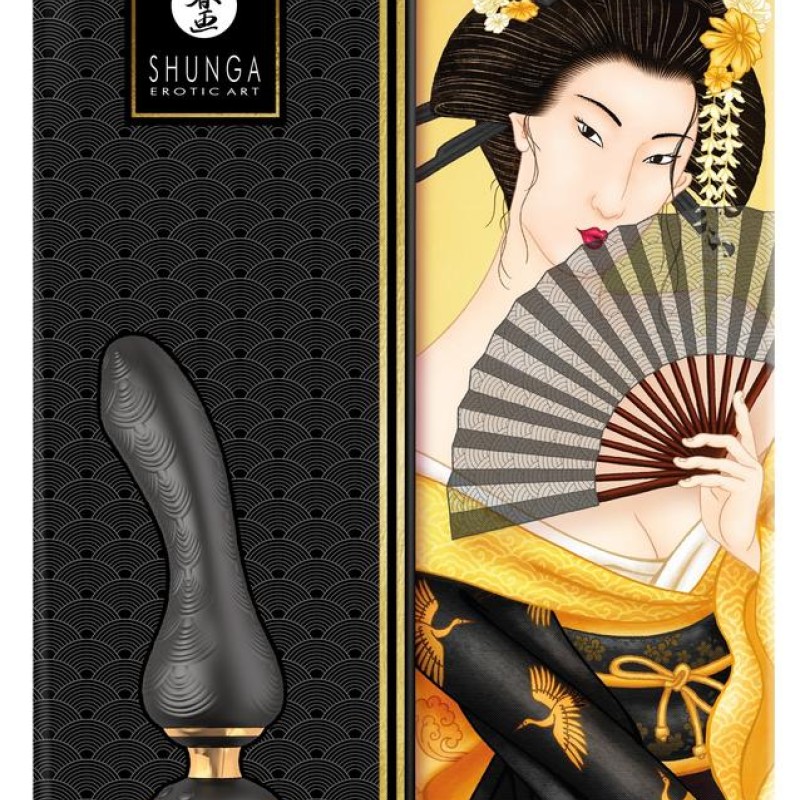 Stimulateur intime Shunga Sanya Noir Stimulateur intime Shunga Sanya Noir