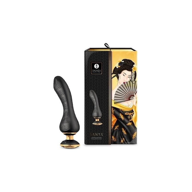 Stimulateur intime Shunga Sanya Noir Stimulateur intime Shunga Sanya Noir