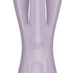 Stimulateur de clitoris vibrant Threesome 2 Satisfyer Violet Stimulateur de clitoris vibrant Threesome 2 Satisfyer Violet