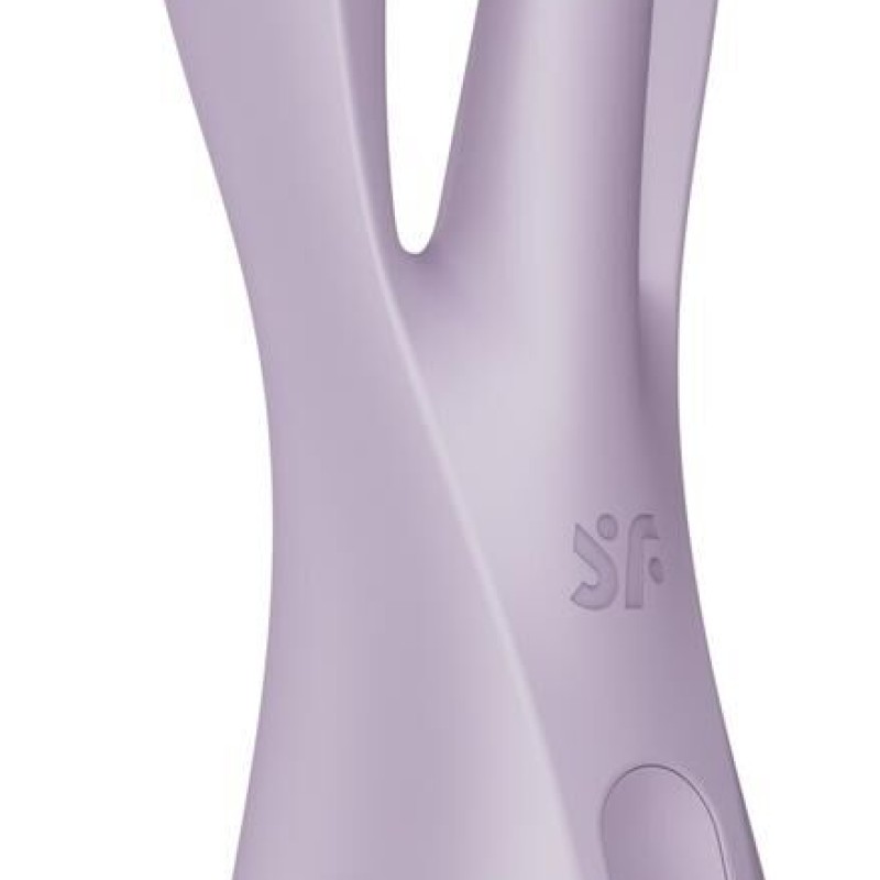Stimulateur de clitoris vibrant Threesome 2 Satisfyer Violet Stimulateur de clitoris vibrant Threesome 2 Satisfyer Violet