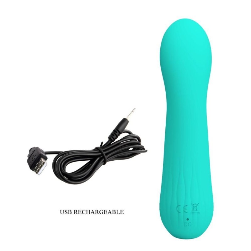 Stimulateur Prostatique Vibrant Faun 14 x 3.4cm Turquoise Stimulateur Prostatique Vibrant Faun 14 x 3.4cm Turquoise