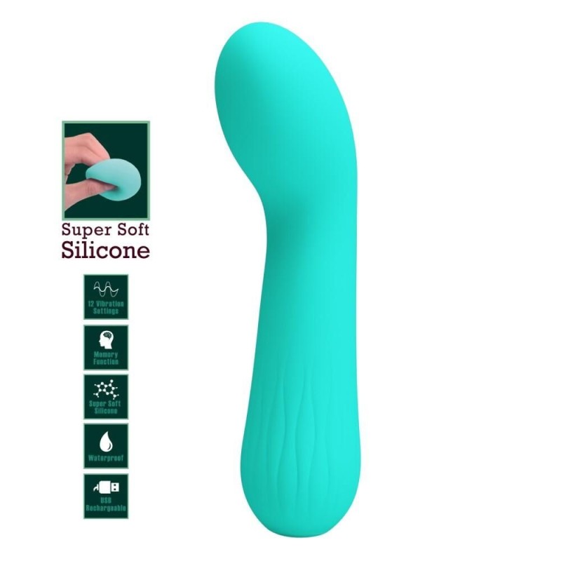 Stimulateur Prostatique Vibrant Faun 14 x 3.4cm Turquoise Stimulateur Prostatique Vibrant Faun 14 x 3.4cm Turquoise