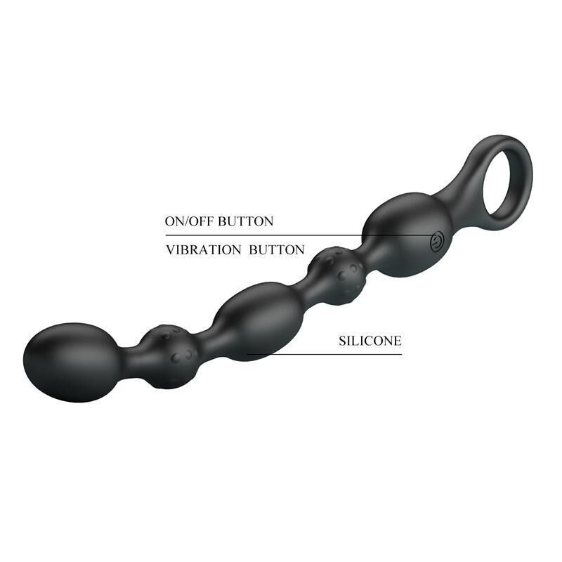 Boules vibrantes Van Pretty Love 16 x 2.3 cm Noires Boules vibrantes Van Pretty Love 16 x 2.3 cm Noires