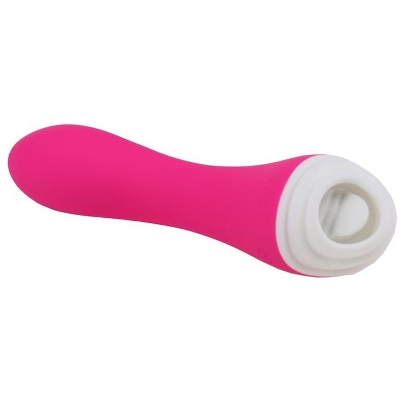 Stimulateur de clitoris et Point G Licky 20cm Rose Stimulateur de clitoris et Point G Licky 20cm Rose