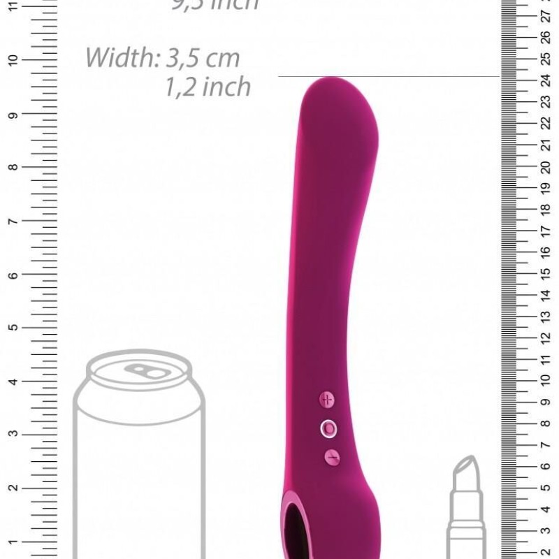 Stimulateur vibrant Ombra Vive 12 x 3.5cm Rose Stimulateur vibrant Ombra Vive 12 x 3.5cm Rose