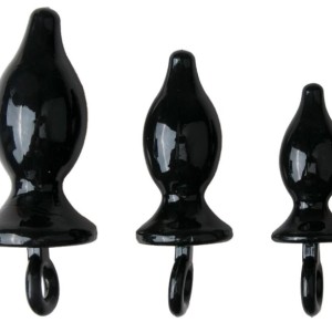 Pack de 3 plugs Tet Ass Noirs Pack de 3 plugs Tet Ass Noirs