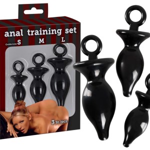 Pack de 3 plugs Tet Ass Noirs Pack de 3 plugs Tet Ass Noirs