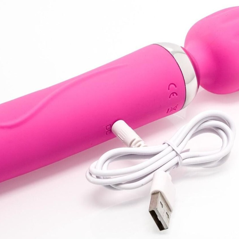 Vibro Wand Double Fun 17.5 x 4.5cm Rose Vibro Wand Double Fun 17.5 x 4.5cm Rose