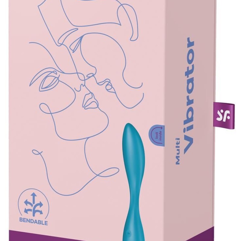 Vibro G-Spot Flex 1 Satisfyer 20cm Turquoise Vibro G-Spot Flex 1 Satisfyer 20cm Turquoise