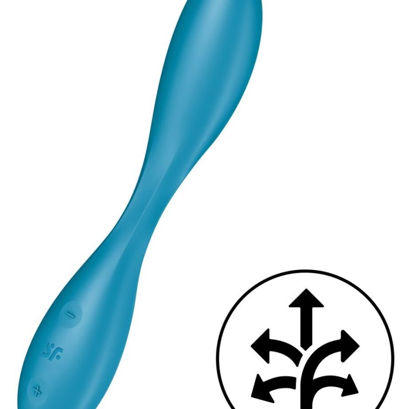 Vibro G-Spot Flex 1 Satisfyer 20cm Turquoise Vibro G-Spot Flex 1 Satisfyer 20cm Turquoise