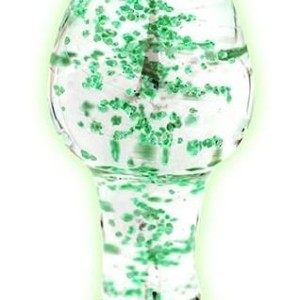 Plug en verre Phosphorescent Butt Glow L 8 x 4cm Plug en verre Phosphorescent Butt Glow L 8 x 4cm