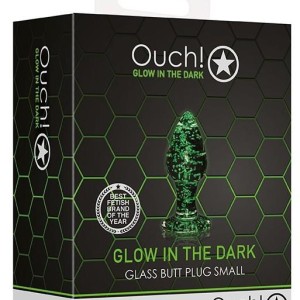 Plug en verre Phosphorescent Butt Glow S 6 x 2.7cm Plug en verre Phosphorescent Butt Glow S 6 x 2.7cm