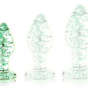 Plug en verre Phosphorescent Butt Glow S 6 x 2.7cm Plug en verre Phosphorescent Butt Glow S 6 x 2.7cm