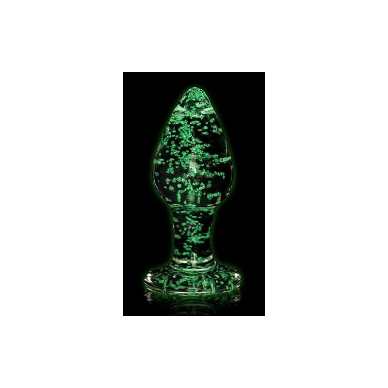 Plug en verre Phosphorescent Butt Glow S 6 x 2.7cm Plug en verre Phosphorescent Butt Glow S 6 x 2.7cm