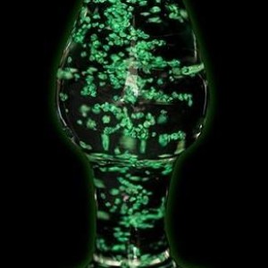 Plug en verre Phosphorescent Butt Glow S 6 x 2.7cm Plug en verre Phosphorescent Butt Glow S 6 x 2.7cm