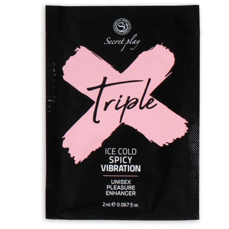 Dosette Gel chauffant et vibrant Triple X 2ml Dosette Gel chauffant et vibrant Triple X 2ml