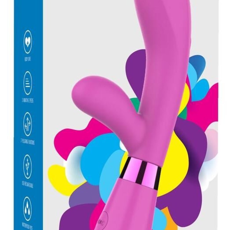 Vibro Rabbit Jingle Fiesta 20cm Rose Vibro Rabbit Jingle Fiesta 20cm Rose