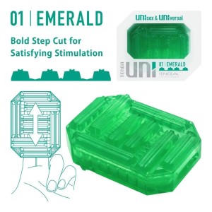 Gaine de masturbation Uni 01 Emerald Gaine de masturbation Uni 01 Emerald