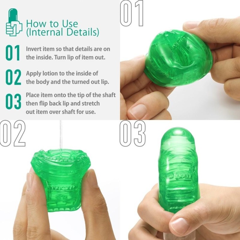 Gaine de masturbation Uni 01 Emerald Gaine de masturbation Uni 01 Emerald