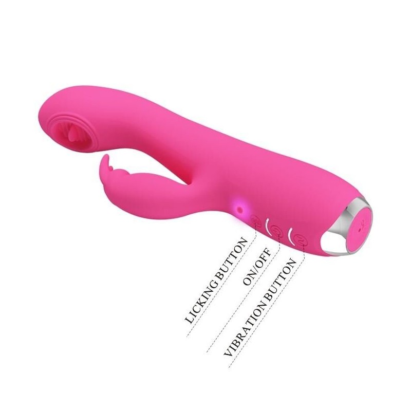 Vibro Rabbit Licking Rachel 11 x 3.5cm Vibro Rabbit Licking Rachel 11 x 3.5cm