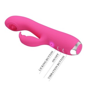 Vibro Rabbit Licking Rachel 11 x 3.5cm Vibro Rabbit Licking Rachel 11 x 3.5cm