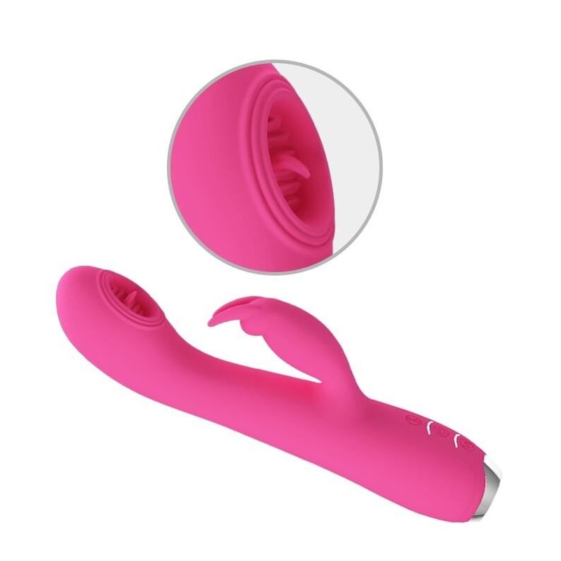 Vibro Rabbit Licking Rachel 11 x 3.5cm Vibro Rabbit Licking Rachel 11 x 3.5cm