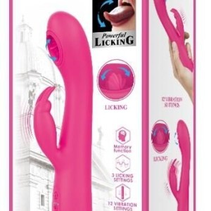 Vibro Rabbit Licking Rachel 11 x 3.5cm Vibro Rabbit Licking Rachel 11 x 3.5cm