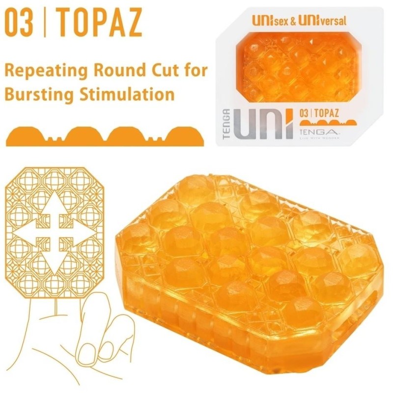 Gaine de masturbation Uni 03 Topaz Gaine de masturbation Uni 03 Topaz