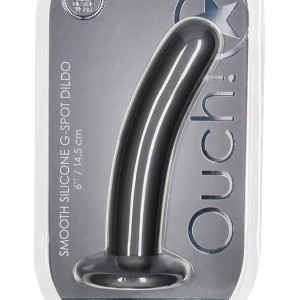 Plug Smooth G-Spot M 14.5 x 3cm Gris Plug Smooth G-Spot M 14.5 x 3cm Gris