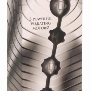 Boules anales vibrantes 21x Dark Rattler 40 x 4.5cm Boules anales vibrantes 21x Dark Rattler 40 x 4.5cm