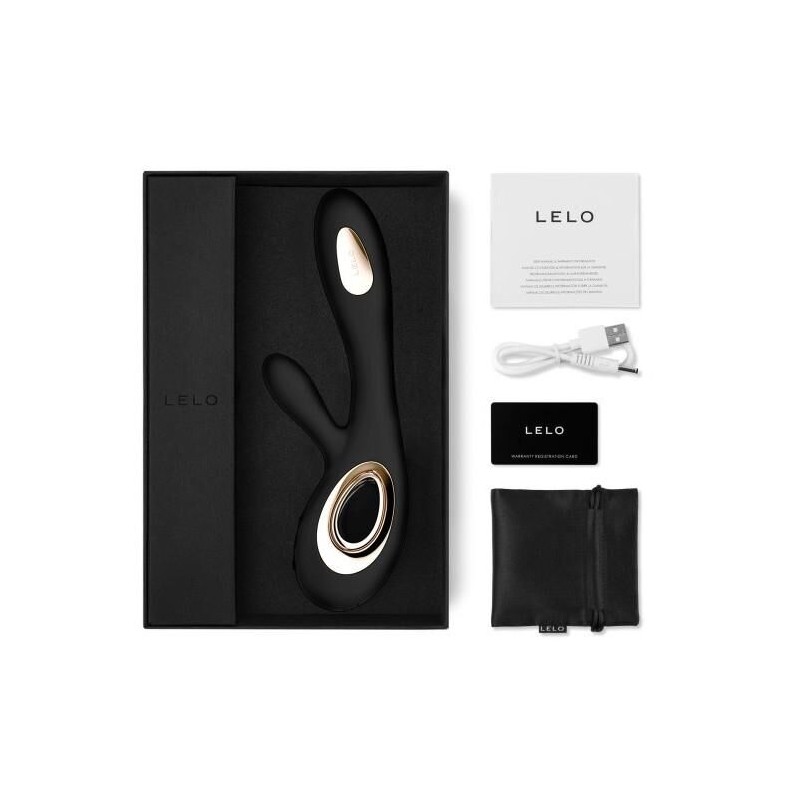 Vibromasseur Soraya Wave 22 x 3.8 cm Noir Vibromasseur Soraya Wave 22 x 3.8 cm Noir