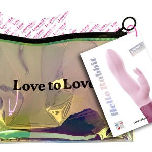 Vibro HELLO RABBIT 24 x 4cm Rose clair Vibro HELLO RABBIT 24 x 4cm Rose clair