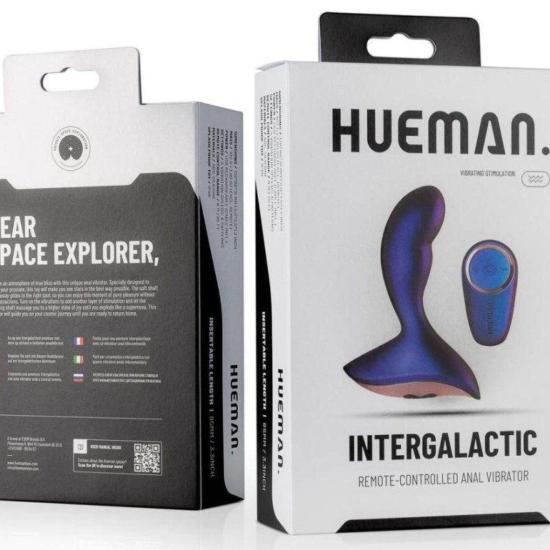 Stimulateur de prostate Intergalactic Hueman 8.5 x 3.2cm Stimulateur de prostate Intergalactic Hueman 8.5 x 3.2cm