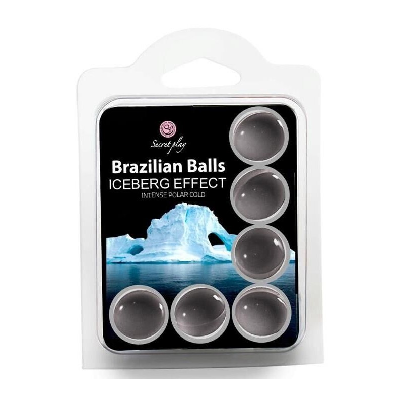 Pack de 6 Boules de massage Brazilian Balls Effet Iceberg Pack de 6 Boules de massage Brazilian Balls Effet Iceberg
