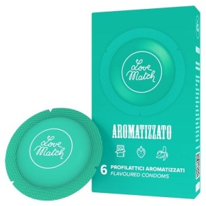 Préservatifs aromatisés Aromatizzato x6 Préservatifs aromatisés Aromatizzato x6