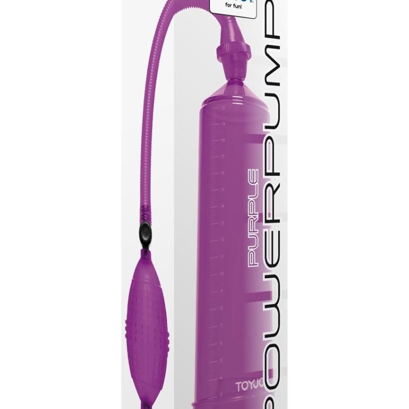 Pompe à pénis PowerPump 20 x 5.3cm Violette Pompe à pénis PowerPump 20 x 5.3cm Violette