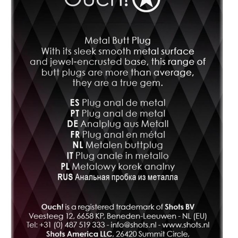 Bijou anal Round Gem S 6 x 2.6cm Noir-transparent Bijou anal Round Gem S 6 x 2.6cm Noir-transparent