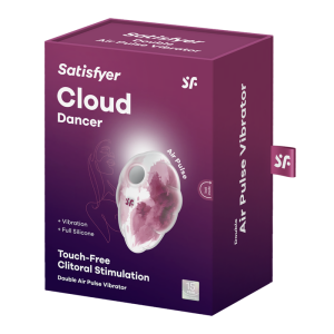 Stimulateur clitoridien par onde de pression sans contact et par vibration USB rose et blanc, Cloud Dancer Satisfyer - CC597839 Stimulateur clitoridien par onde de pression sans contact et par vibration USB rose et blanc, Cloud Dancer Satisfyer - CC597839