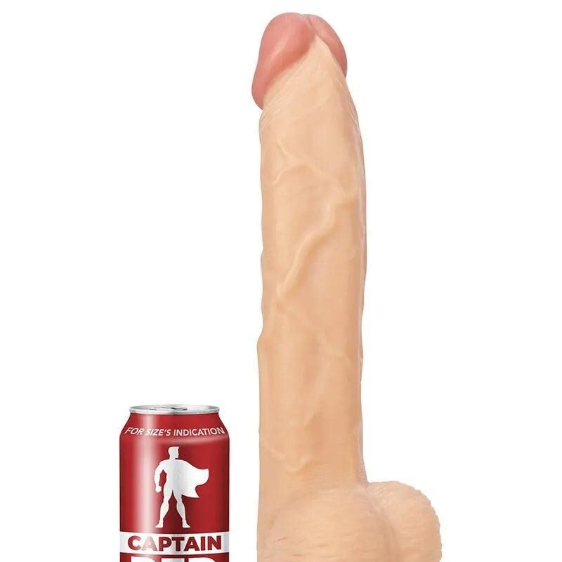 Gode XXL The Prodigy 32 x 6 cm - Captain Red | Plaisir Extrême Gode XXL The Prodigy 32 x 6 cm - Captain Red | Plaisir Extrême