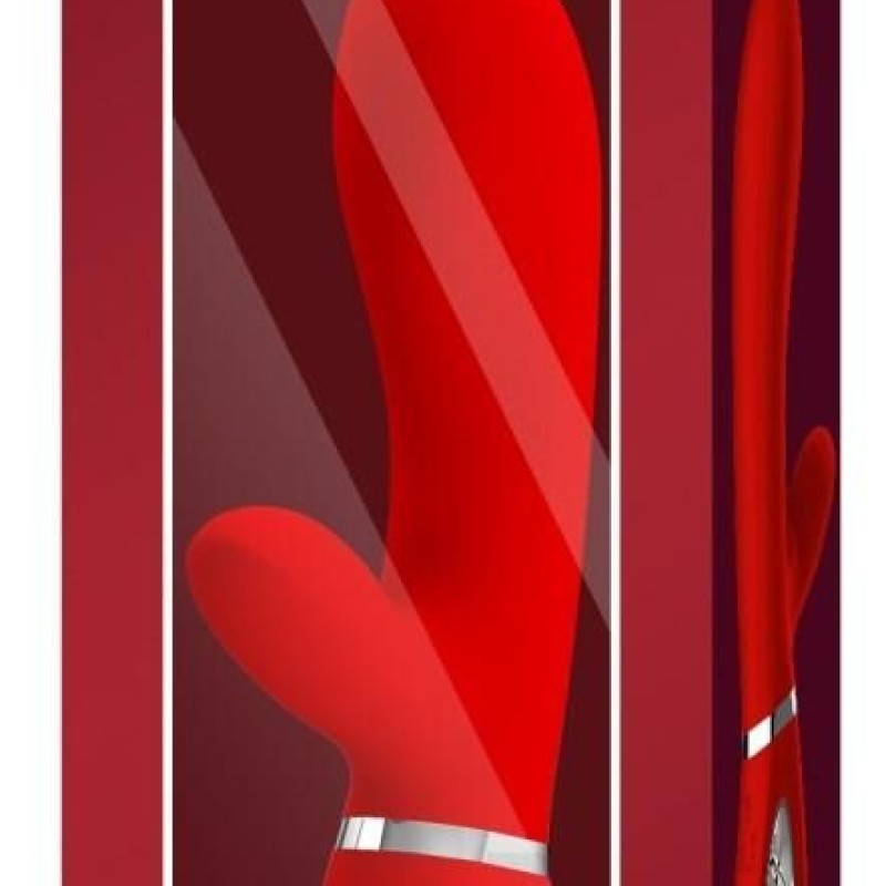 Vibro Rabbit Thomas 11 x 3.8cm Rouge Vibro Rabbit Thomas 11 x 3.8cm Rouge