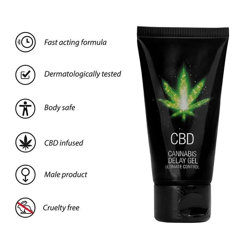 Gel Retardant CBD 50ml | Contrôle et Plaisir Prolongé Gel Retardant CBD 50ml | Contrôle et Plaisir Prolongé