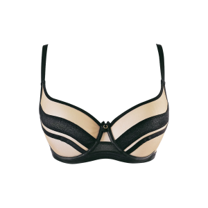 Soutien-gorge tulle noir Axami : confort et séduction raffinée Soutien-gorge tulle noir Axami : confort et séduction raffinée