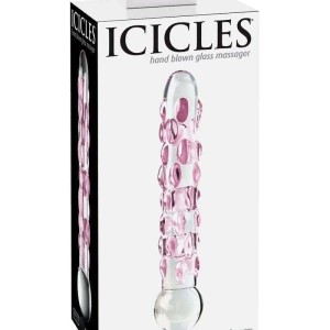 Gode en verre Icicles n°07 : design luxueux et sensations variées Gode en verre Icicles n°07 : design luxueux et sensations variées